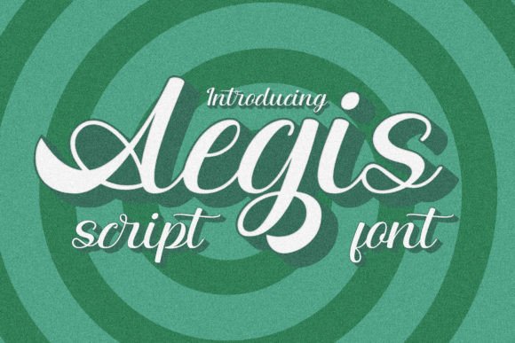 Aegis Font Review: A Modern Handwritten Typeface for Nostalgic Branding