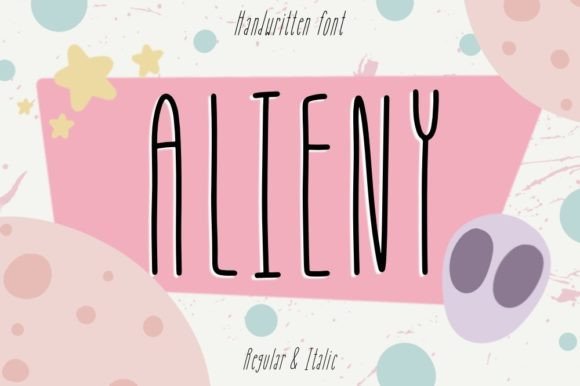 Alieny: A Handwritten Typeface for Warm Editorial Design