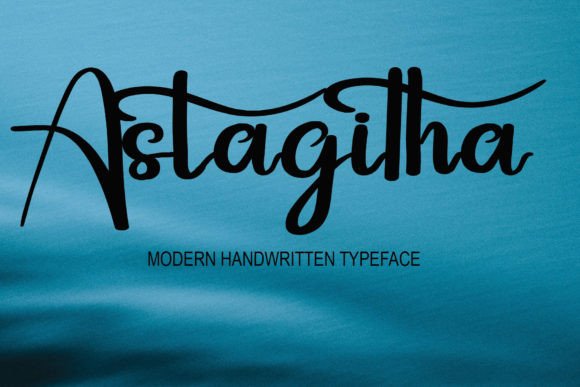 Astagitha: The Handwritten Typeface for Modern Web Design
