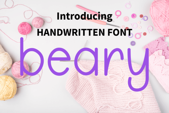 Beary: The Whimsical Handwritten Font for Modern Editorial Design