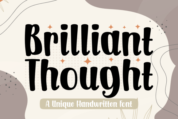Brilliant Thought: The Handwritten Typeface That Elevates Editorial Design
