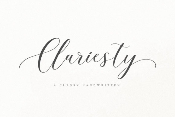 Clariesty: The Elegant Script Typeface for Modern Web Design