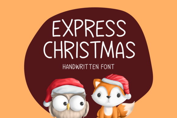 Express Christmas: A Handwritten Typeface for Joyful Editorial Design