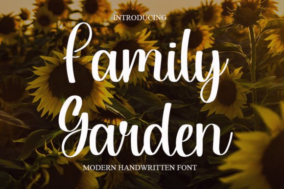 Family Garden: The Handwritten Typeface That Elevates Campaign Visuals