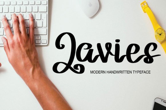Javies: A Handwritten Typeface for Modern Editorial Design