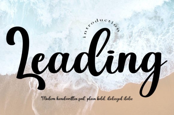Leading: The Handwritten Typeface That Elevates Real Brand Identities
