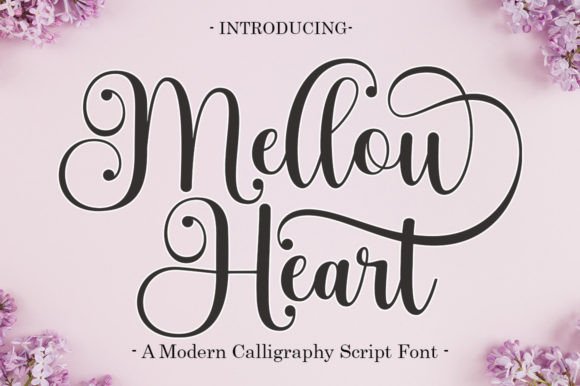 Mellow Heart: The Handwritten Typeface for Modern Editorial Design