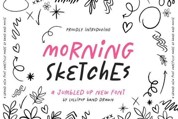 Morning Sketches: A Playful Handwritten Typeface for Web Design