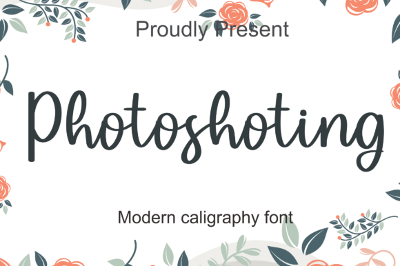 Photoshoting: A Modern Handwritten Typeface for Web Design