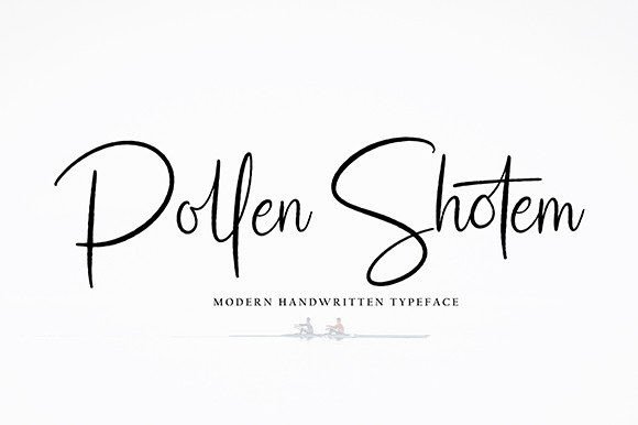 Pollen Shotem: A Handwritten Typeface for Authentic Editorial Design