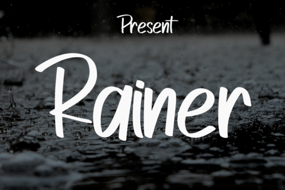 Rainer: A Modern Script Typeface for Editorial Design