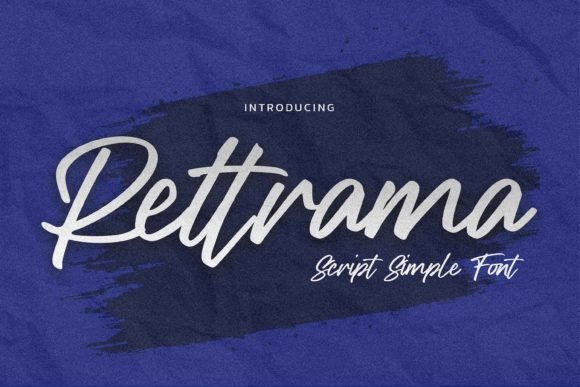 Rettrama: A Dazzling Script Font for Modern Brand Identity