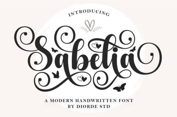 Sabelia: A Romantic Script Typeface for Digital Branding