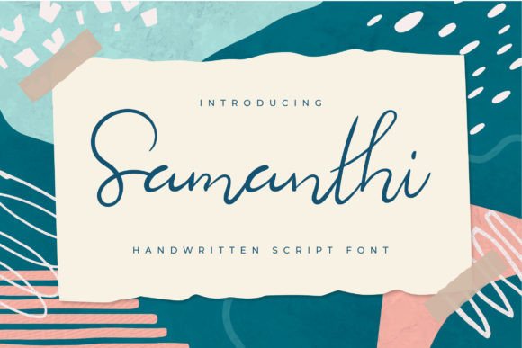 Samanthi: The Handwritten Typeface That Elevates Campaign Visuals