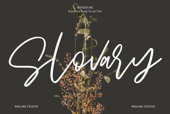 Slovary: The Dazzling Script Font for High-Impact Campaigns