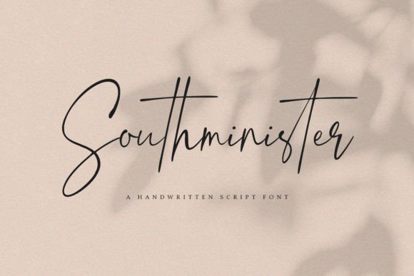 Southminister: A Stylish Handwritten Script Font for Authentic Branding