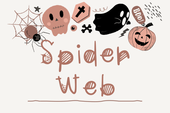 Spider Web: A Quirky Script Font for Editorial Design