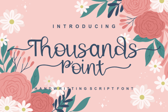 Thousand Point: The Perfect Handwritten Typeface for Crafters