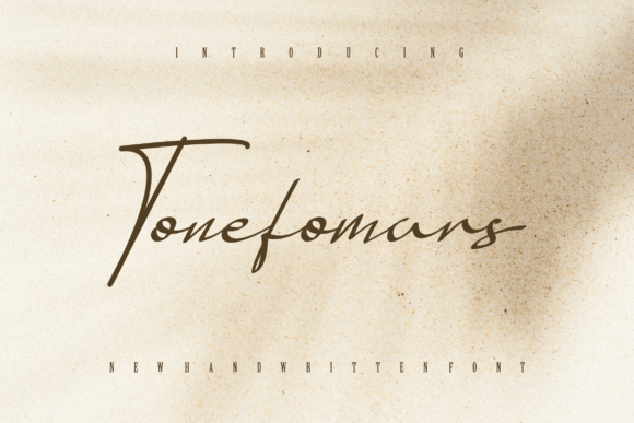 Tonefomars: The Authentic Script Font for Modern Editorial Design
