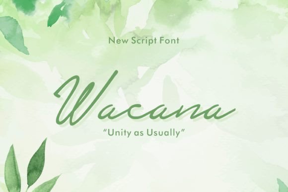 Wacana: The Handwritten Script Font for Authentic Brand Identity