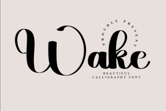 Wake Typeface: The Handwritten Font That Polishes Your Brand
