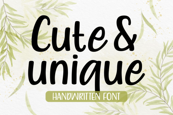 Why Cute and Unique Is the Perfect Handwritten Typeface for Crafters